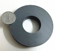Aimant en céramique de ferrite personnalisé pour moteur Y35 Y40 Y46 C8 C12 / Haut-parleur / Compteur d'eau