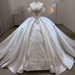 Lsjj142 Vintage Bridal Ball Gown Off Shoulder Wedding Dresses Sweep Train <b>Bride</b> Gowns Made Jancember - Product Image 1