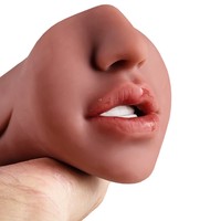 تصميم جديد 3 في 1: جهاز استمناء واقعي للرجال، محاكي للفم العميق، مرن، عديم الرائحة، صديق للبيئة، مصنوع من مادة TPE، مقاوم للماء