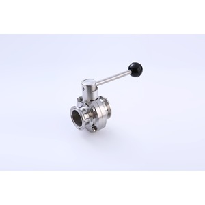 CSE Sanitary Butterfly Valve 316L Stainless Steel <b>Quick</b> <b>Release</b> <b>Clamp</b> For Food And Pharmaceutical Use - Product Image 4