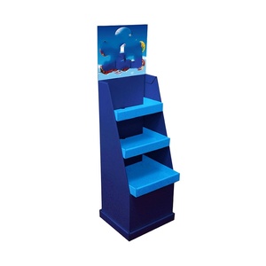 Tùy chỉnh có thể gập lại Stackable tông tự đứng hiển thị các tông sóng Pop Tầng Kệ hiển thị giá với Divider - Product Image 3