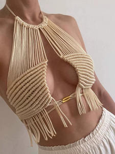 مبيعات الشركة المصنعة مباشرة جديد بوهيمي المرأة بيكيني سترة الشاطئ أعلى هامش - Product Image 6