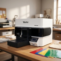 Nueva Impresora UV Plana A3 con Cabezal de Impresión I3200 para Vidrio, Cerámica, Acrílico, PVC, Metal y Cámara de Visión