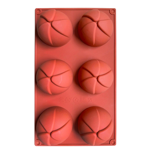 Moule à gâteau antiadhésif 6 cavités en silicone pour bonbons, mousse au <span class=keywords><strong>chocolat</strong></span>, gelée, savon, cuisine - Product Image 1