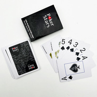 Kartu Poker Plastik Ukuran Standar Tahan Air dan Awet, Dek Kartu Poker Jumbo untuk Keluarga dan Rumah