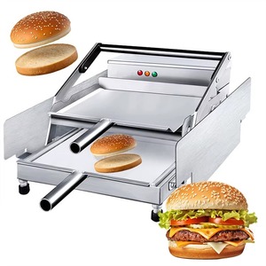 Máquina Comercial para Tostar Hamburguesas y Panes, Fácil de Operar, Doble Voltaje, Equipo Nuevo para Tiendas - Product Image 5