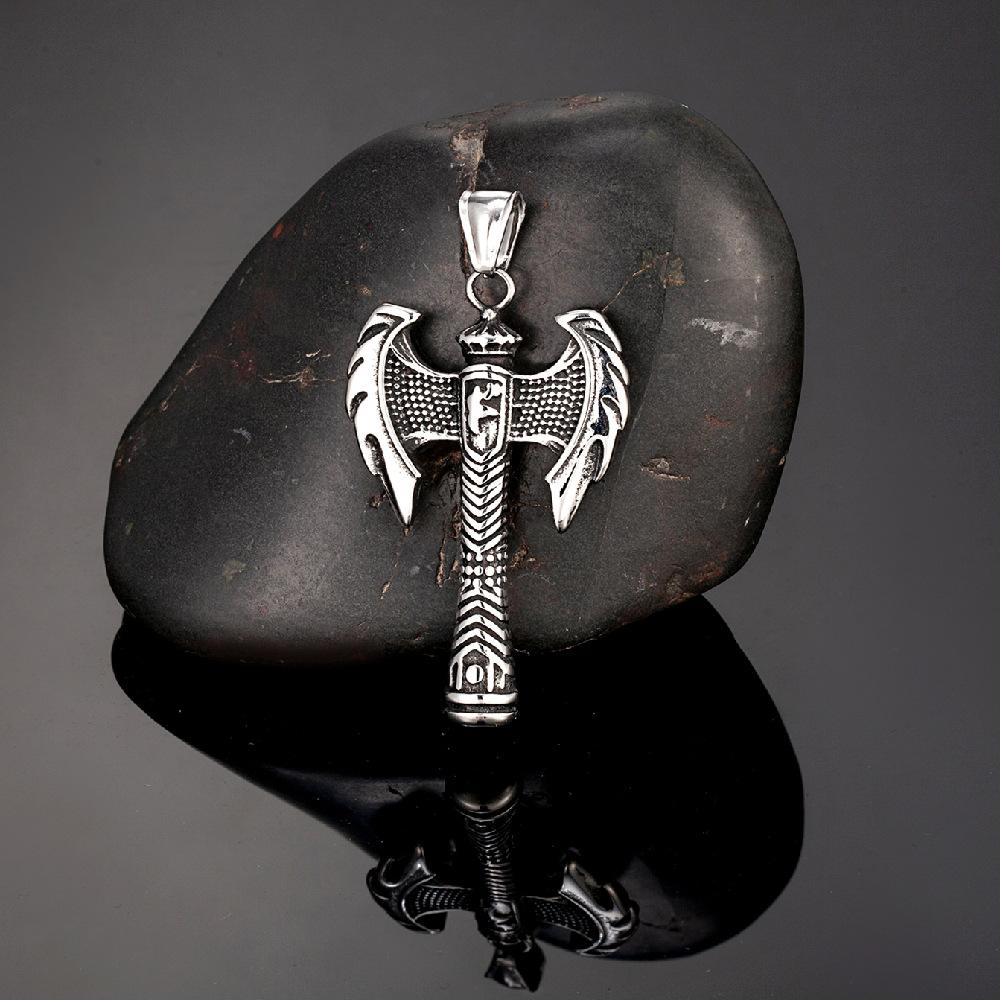 Pendentif simple en acier inoxydable