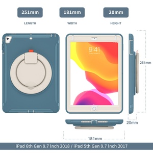 Bảng trường hợp cho trẻ em chống sốc dễ thương trẻ em iPad trường hợp chân đế trở lại bao gồm cho Ipad 9.7 <span class=keywords><strong>inch</strong></span> nhà máy bán buôn - Product Image 5