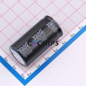 Condensateur électrolytique en aluminium à montage traversant CG332MHG40B, montage traversant, D22xL40mm 3300uF 20% 63V 2.35A-120kHz - Product Image 2