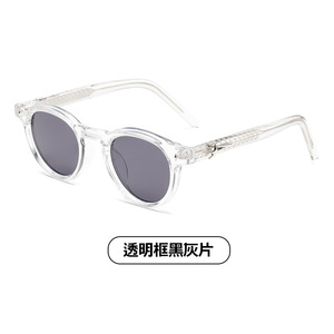 ट्रेंडिंग धूप का चश्मा पुरुषों यूरोपीयन और अमेरिकी स्ट्रीट स्टाइल इंफ्लुएंसर मॉडल वर्ग-फ्रेम सनस्क्रीन - Product Image 3