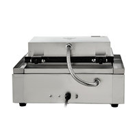 WeWork Gaufrier rectangulaire commercial 10 pièces Machine à gaufres électrique antiadhésive 2000W Gaufrier belge en acier inoxydable