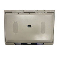 Sistema de Entretenimiento para Auto de 24 Pulgadas, Monitor Plegable con Montaje en Techo USB, Salida de Audio Estéreo para Camioneta, Autobús, Autocaravana