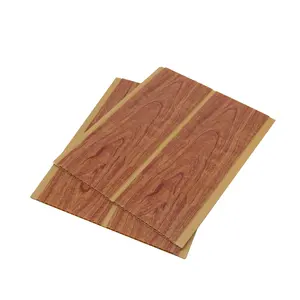 bright pure white pvc false ceiling panel wooden printing color pvc ceiling board hot stamping pvc ceiling roofing tile