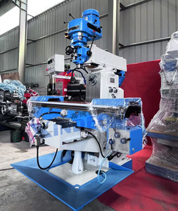 X6332 Revolver fräsmaschine Handbuch/Digital anzeige mit automatischer Zuführung Universelle vertikale Fräsmaschine Hochleistungs-220-V-Gebrauchtmotor - Product Image 3