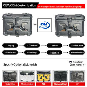 <span class=keywords><strong>Precio</strong></span> bajo 45L 55L Caja blindada multifuncional Caja trasera <span class=keywords><strong>de</strong></span> aleación <span class=keywords><strong>de</strong></span> aluminio Caja superior <span class=keywords><strong>de</strong></span> motocicleta Scooter <span class=keywords><strong>Maletero</strong></span> <span class=keywords><strong>de</strong></span> coche eléctrico - Product Image 2