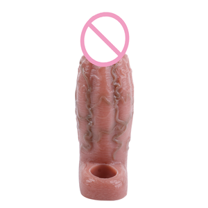 Vente chaude SXXY préservatifs réalistes pour hommes manchon de pénis réutilisable pour homme gode rehausseur élargissement <span class=keywords><strong>préservatif</strong></span> coq mâle sex toys - Product Image 3