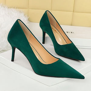 <span class=keywords><strong>Zapatos</strong></span> de Tacón Alto de Aguja para Mujer, Tallas Grandes 34-43, Elegantes y Sencillos, con Punta en Pico - Product Image 4