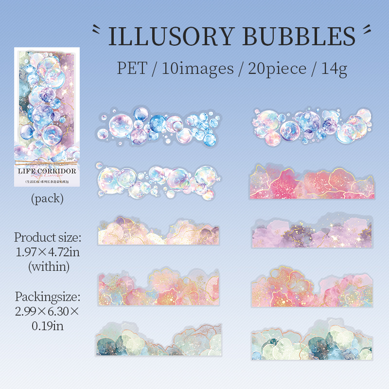 B Colourful Bubbles