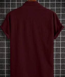 Chemise à Col Étalé pour Homme, Vêtement Décontracté 100% Coton ODM, Couleur Unie, Tricoté, Tissage Anti-Rides, Couleur Unie, Tailles XL 6XL - Product Image 2