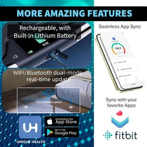 Báscula Inteligente para Baño con Pantalla TFT, Capacidad de 180 kg, 8 Electrodos, Sensor para Análisis Digital de Grasa Corporal - Product Image 4
