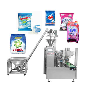 500g 1Kg Auger Lavado de especias Doypack Máquina de llenado omo Detergente para ropa Cacao Jabón en polvo Máquina de envasado de bolsas prefabricadas - Product Image 1
