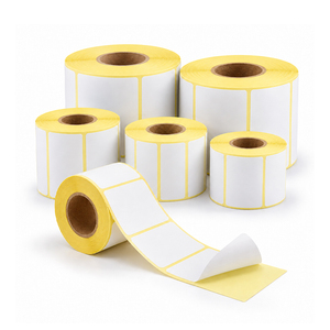 Rouleaux d'étiquettes en papier thermique direct auto-adhésives imperméables pour identification de produits et codes-barres, 50x24mm, pour la navigation - Product Image 1