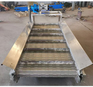 Örgü kemer zincirli konveyör paslanmaz çelik zincir plaka konveyör tırmanma besleyici gıda sanayi soğutma ve kurutma - Product Image 3
