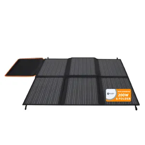Wasserdichtes IP67 tragbares PET 200W Solar Falt zelle Faltbares Solar panel für Camping im Freien