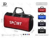 Borsa Sportiva Grande 40-55L Cilindrica da Viaggio e Fitness Unisex in Poliestere con Chiusura a Cerniera - Product Image 1
