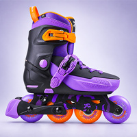 Patins à roulettes personnalisables pour freestyle et slalom avec cadre en alliage d'aluminium CNC, roulements ABEC-7, roues en PU 82A pour les sports de plein air