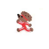 Patchs brodés en gros sur le thème des animaux de dessin animé, appliques thermocollantes de personnages mignons pour vêtements et sacs DIY