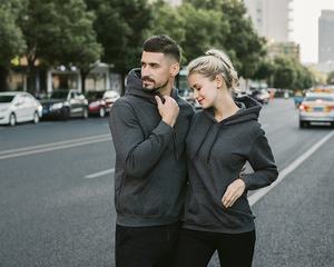 Unisex Custom Logo Sweatshirts High Quality 50% Cotton <b>Hoodies</b> Fashionable Solid Pattern for <b>Men</b> and Women-Wholesale - Product Image 3