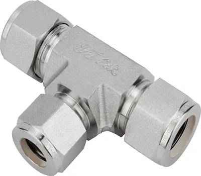 Swagelok type union tee stainless steel tee fitting