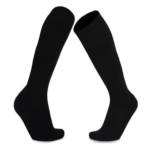 Calcetines de fútbol con cojín grueso personalizado, calcetín antideslizante para entrenamiento, deportes, fútbol, blanco y negro - Product Image 6