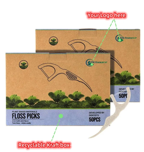 <span class=keywords><strong>Fil</strong></span> <span class=keywords><strong>dentaire</strong></span> naturel à double <span class=keywords><strong>fil</strong></span> pour le charbon de bambou biodégradable à base de plantes - Product Image 3
