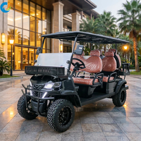 Robetaa Nouvelle Voiturette de Golf en Promotion de Haute Qualité 6 Places 400CC à Essence Personnalisation Disponible