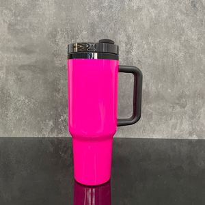 Lot de 20 gobelets isothermes à double paroi, plaqués noir, sous néon, 40 oz, pour impression par transfert thermique par sublimation - Product Image 3