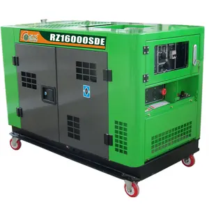 Generator Diesel Senyap 10KW 12KVA Daya Prime Pendingin Air untuk Penggunaan Kantor Menara Mobile