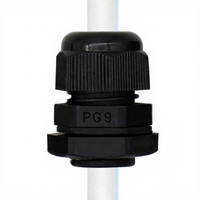 Presse-étoupe PG9 étanche IP68 pour câbles 4.0-8mm, protection de fils