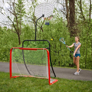 อุปกรณ์ฝึกซ้อมสามในหนึ่งเดียว ตาข่าย<span class=keywords><strong>ฟุตบอล</strong></span> ประตูบาสเกตบอล และแท่นซ้อมฟุตบอล - Product Image 4