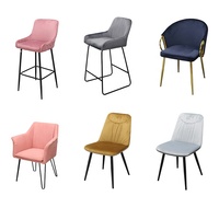 Chaise de loisirs confortable en tissu velours néerlandais pour salon