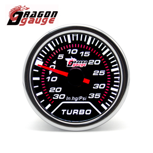 DRAGON <span class=keywords><strong>GAUGE</strong></span> Rauch linse Acryl spiegel 52mm Auto Boost <span class=keywords><strong>Gauge</strong></span> 30 psi Mit Boost Sensor für Universal 12V Auto (6141T) - Product Image 1