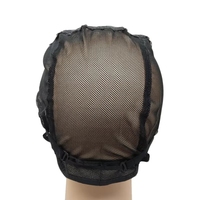 Bonnet ventilé personnalisé à marque privée, filet à cheveux en nylon réglable, bonnets de perruque en gros pour usage commercial