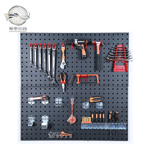 Stable Metal Pegboard Display Stand - Desktop / <strong>Wall</strong> <strong>Mount</strong> Jewelry &amp; Tool Organizer <strong>Rack</strong> for Retail &amp; Home - Product Image 1