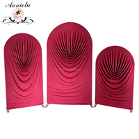 Housses de draperie pour arche de mariage ANNIELU, housses extensibles en spandex pour fond de scène, pour la décoration de cérémonie de mariage et de fête