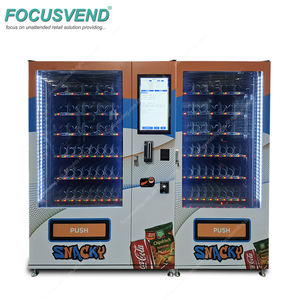 Máquina Expendedora Refrigerada con Casilleros y Función de Pago Electrónico sin Efectivo y con Monedas para Supermercados y Estaciones de Mensajería - Product Image 1