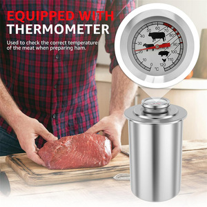 Prensa de Carne de Acero Inoxidable para Cocina, Cuchilla para Hacer Jamón - Product Image 5