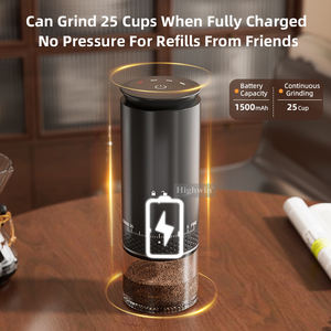 Highwin เครื่องบดกาแฟเอสเปรสโซ่อเนกประสงค์ปรับภายนอกเครื่องบดเมล็ด<span class=keywords><strong>กาแฟ</strong></span><span class=keywords><strong>แบบ</strong></span>ชาร์จไฟได้ Type-C - Product Image 3