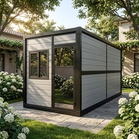 Maison conteneur pliable à deux étages, maison modulaire préfabriquée en acier, bâtiment portable à 2 niveaux pour bureau, salon, supermarché