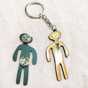 Metal <b>Keychain</b> <b>Customized</b> Cute Design Soft Hard Enamel Keychains for Bag Decoration - Product Image 1